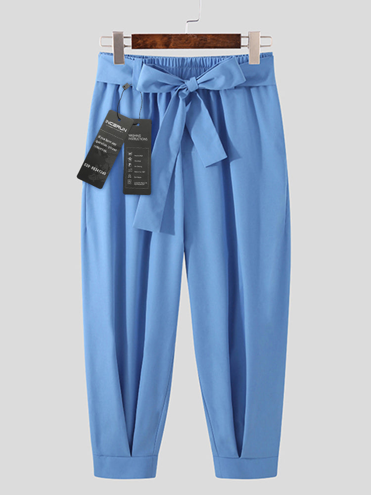 INCERUN Men's Casual Solid Color Loose Pants SKUH95615 – INCERUNMEN