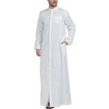 Robe longue unie à manches longues pour homme SKUF11822