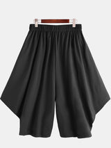 Unregelmäßige, lockere, verkürzte Culottes-Hose für Herren SKUD95240